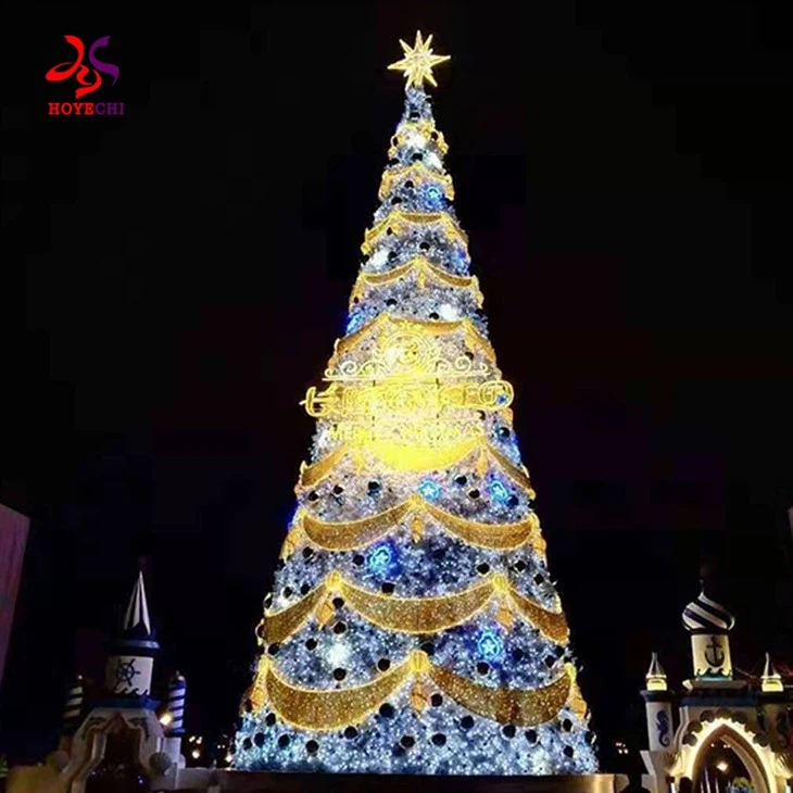 Outdoor Giant Commercial Large PVC Green Artificial Christmas Tree
