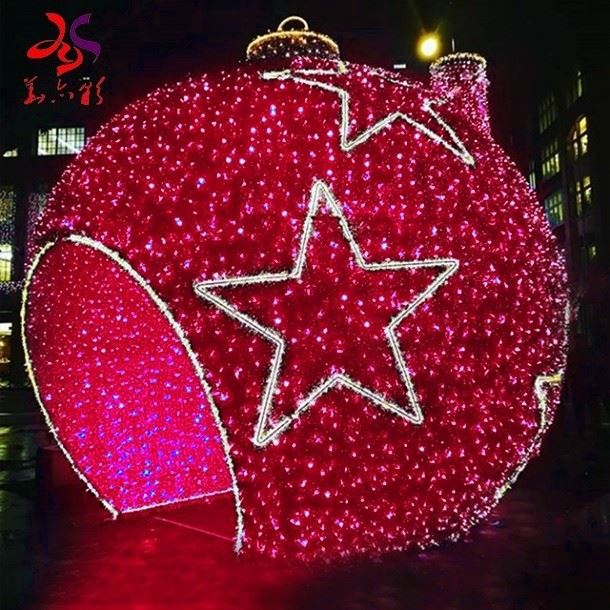 Brighten Your Holidays With Large LED Ball Lights - Ideal Outdoor Motif Christmas Decorations!