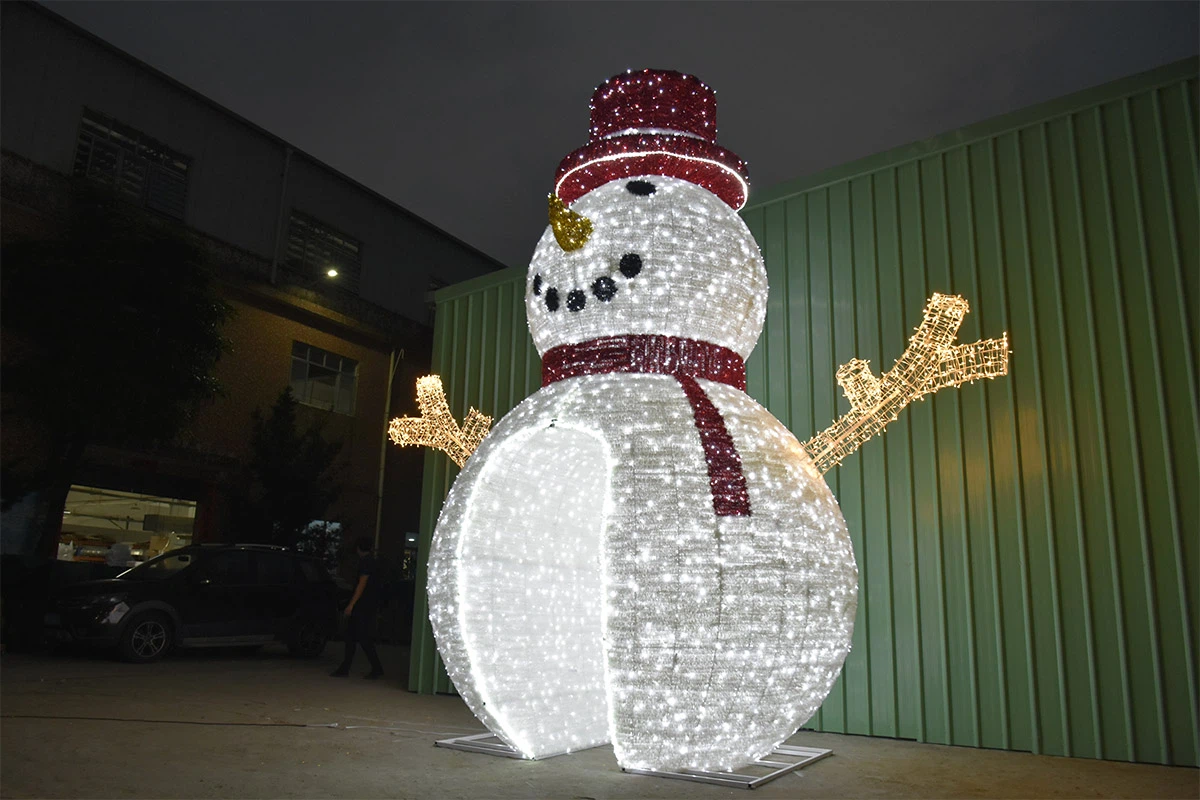 Christmas snowman lights Christmas snowman lights
